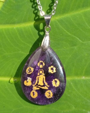 Dije en Amatista Yoga 7 Chakras