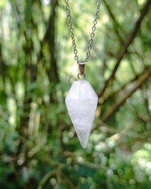 Dije Péndulo en Cuarzo Cristal